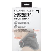 SHARPER IMAGE Calming Heat Massaging Neck Wrap Polyester CWT18004